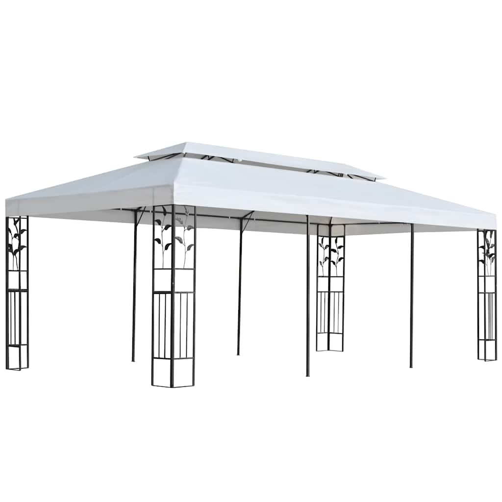 Pavėsinės audinys Balta 300 x 600 cm Poliesteris