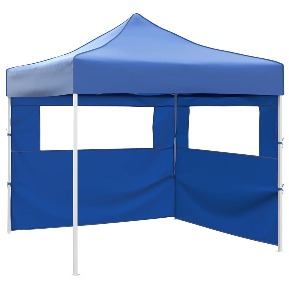 Išskleidžiama palapinė su 2 sienomis, mėlyna, 3x3 m