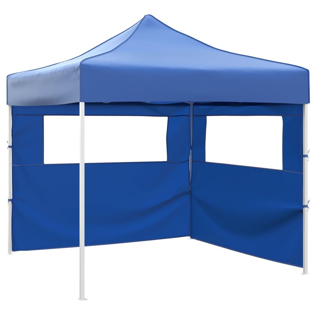 Išskleidžiama palapinė su 2 sienomis, mėlyna, 3x3 m
