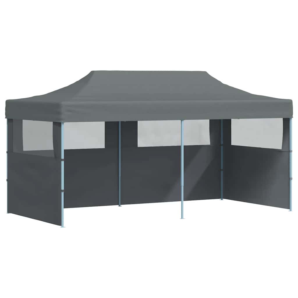 Išskleidžiama proginė palapinė, antracito spalva, 3x6m