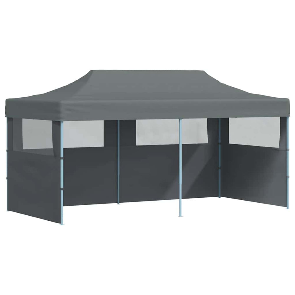 Išskleidžiama proginė palapinė, antracito spalva, 3x6m