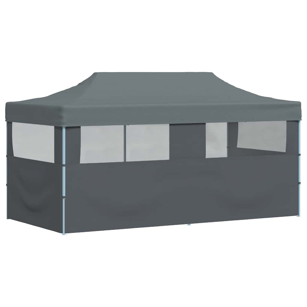 Išskleidžiama proginė palapinė, antracito spalva, 3x6m
