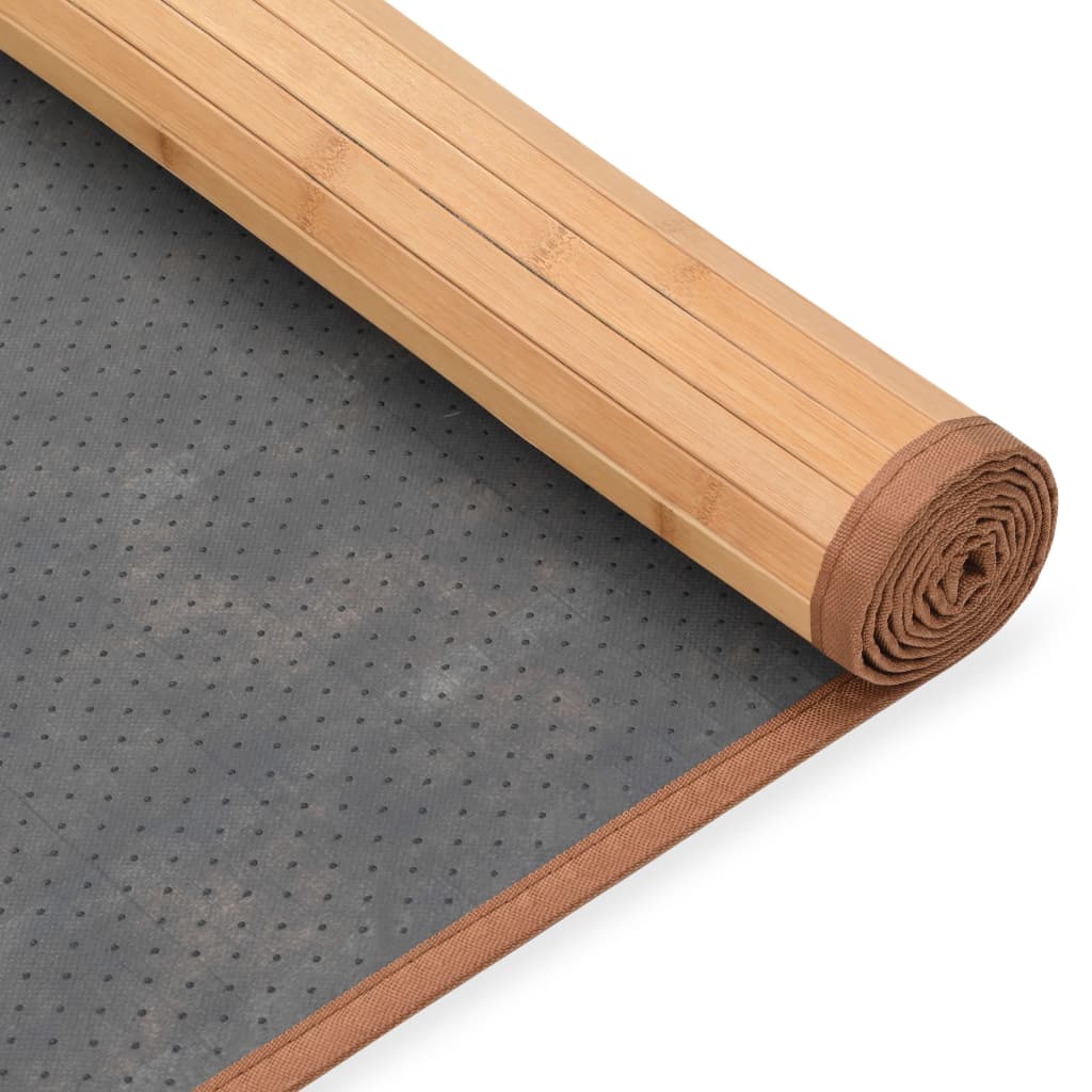Paklājs, brūns, 80x300 cm, bambuss