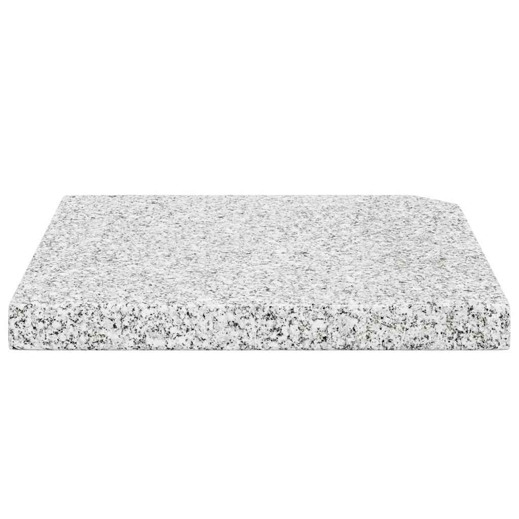 Parasol base weight, grey, granite, 25 kg, square
