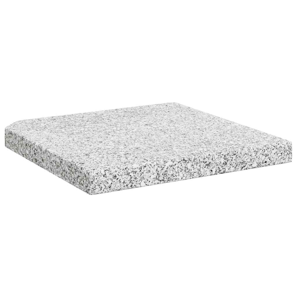 Parasol base weight, grey, granite, 25 kg, square