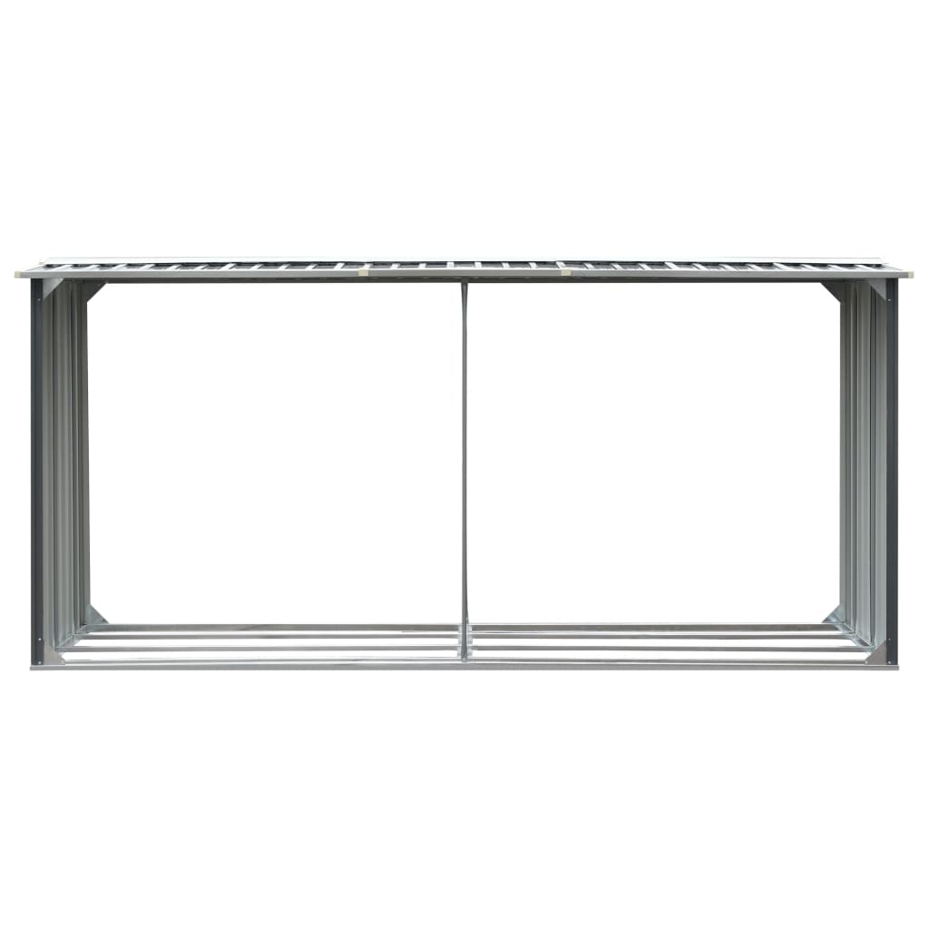 Sodo malkinė, galvanizuotas plienas, 330x92x153cm, pilka