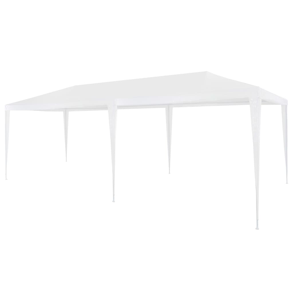 Pagaidu telts SOLAR, balta, 3x6m