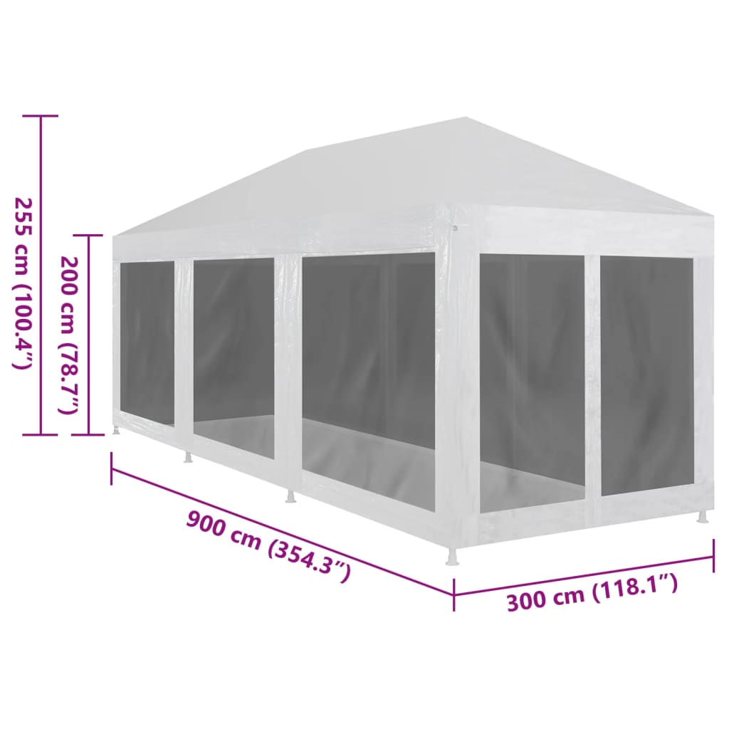 Event tent SOLAR, 9x3m