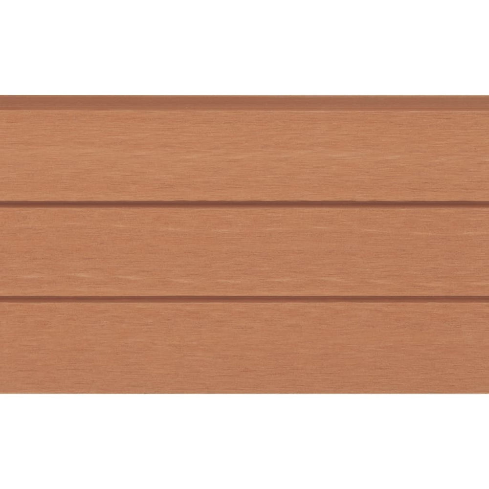 Spare fence boards, 9 pcs, brown, 170cm, WPC