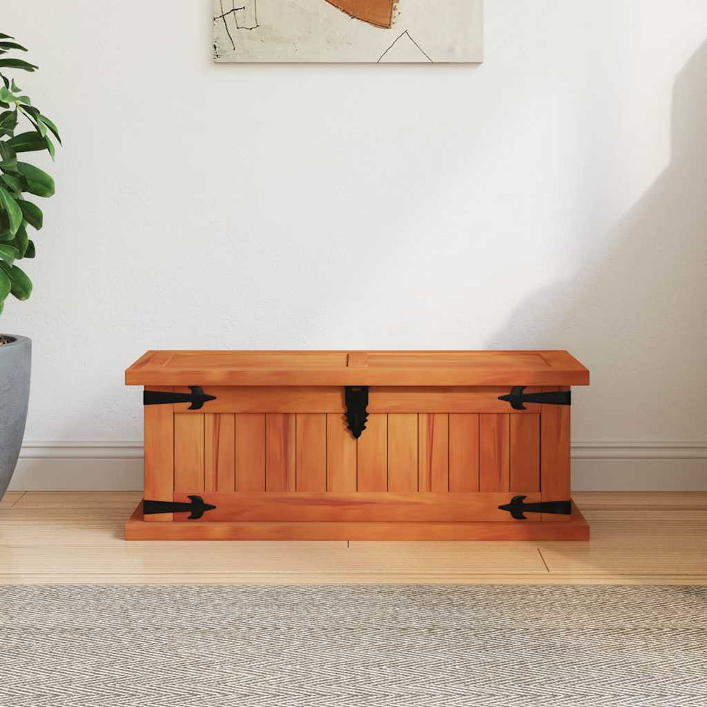 Storage box, 60x25x22cm, solid acacia wood