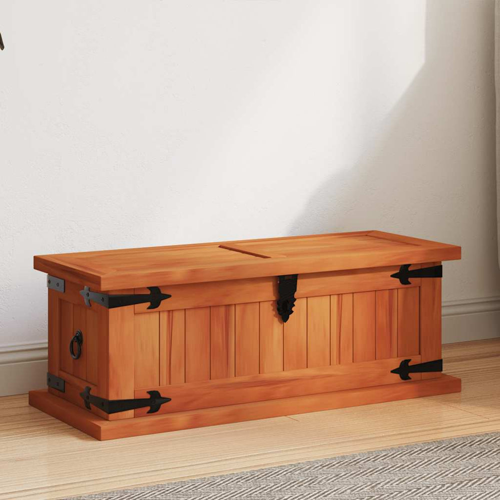 Storage box, 60x25x22cm, solid acacia wood