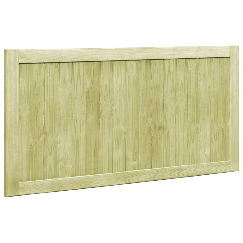 Sodo vartai, 2vnt., 300x75cm, impregnuota pušies mediena