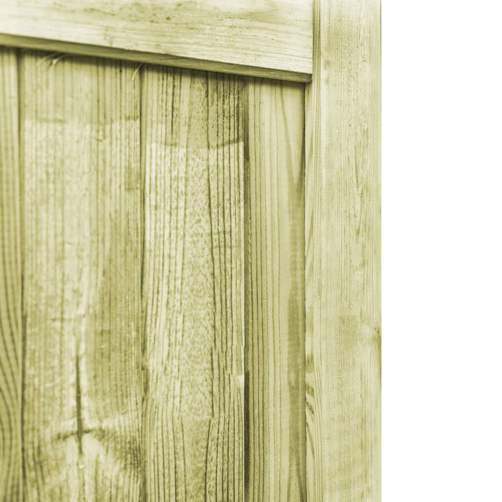 Sodo vartai, 2vnt., 300x75cm, impregnuota pušies mediena