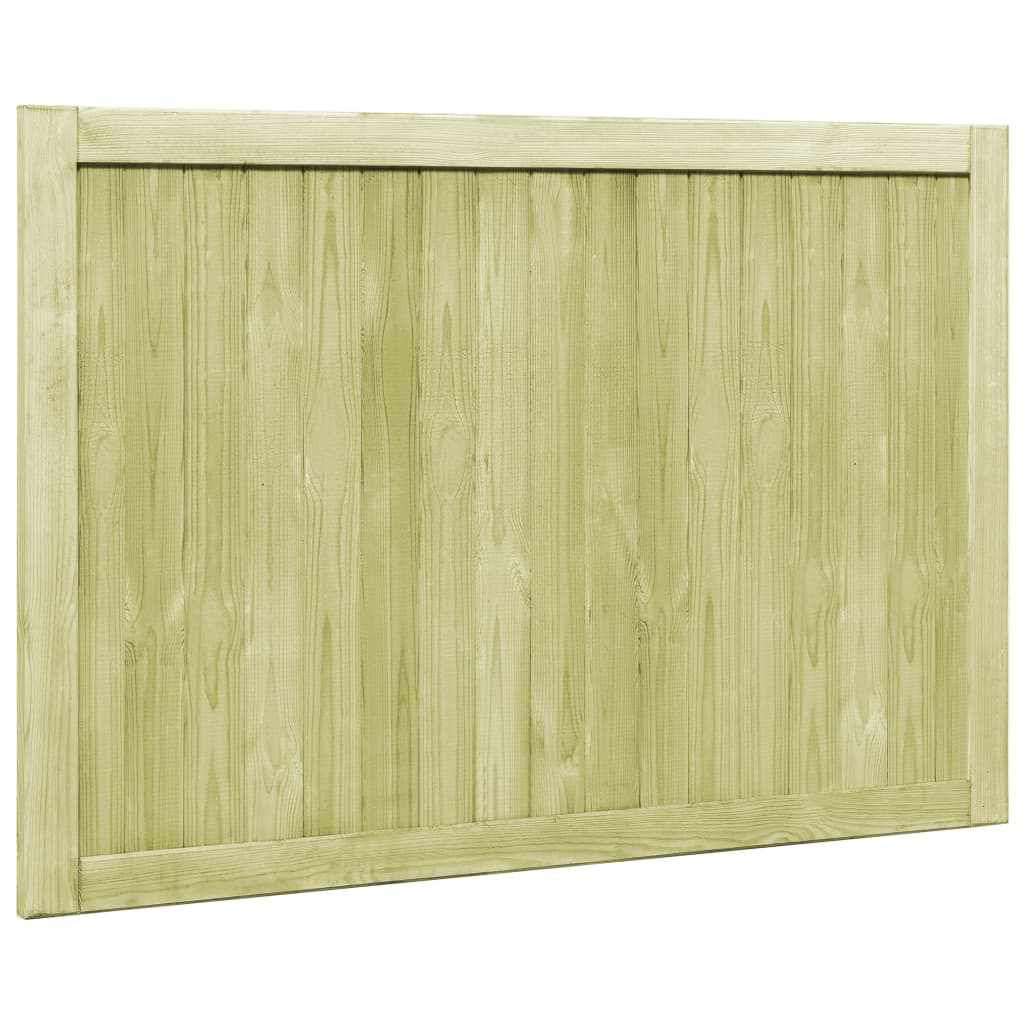 Sodo vartai, 2vnt., 300x100cm, impregnuota pušies mediena