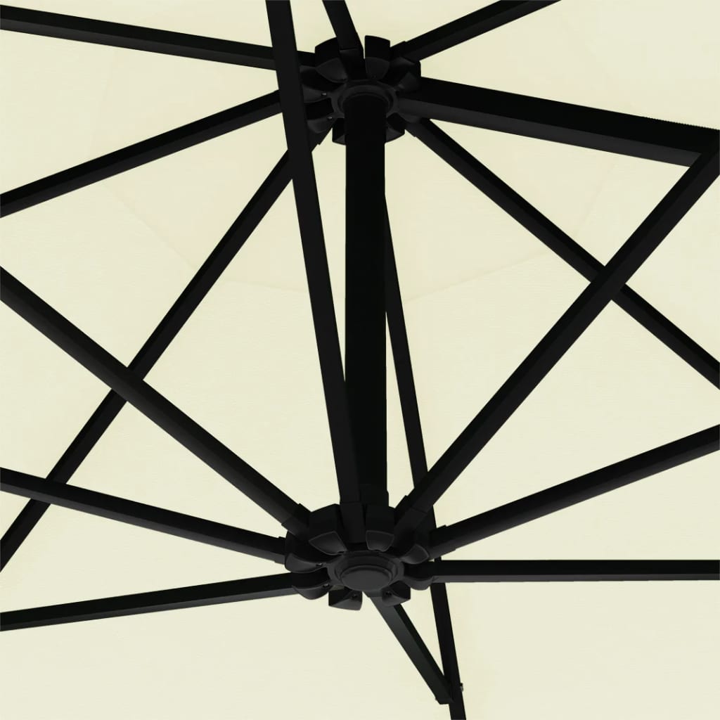 Sodo skėtis AUDEN, smėlinė, 300x131cm