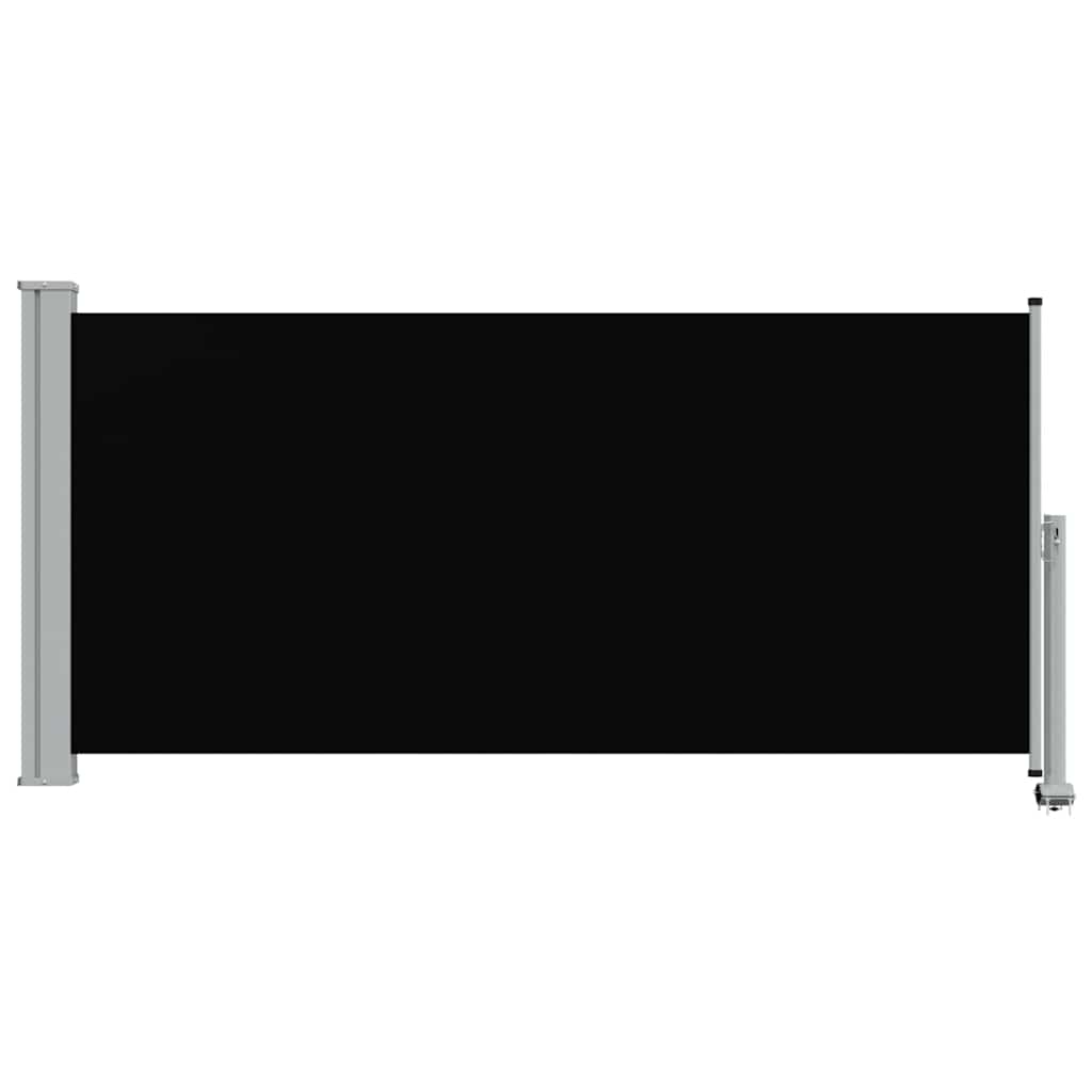 Izvelkamais sānu nojumes nodalījums, melns, 120x300cm