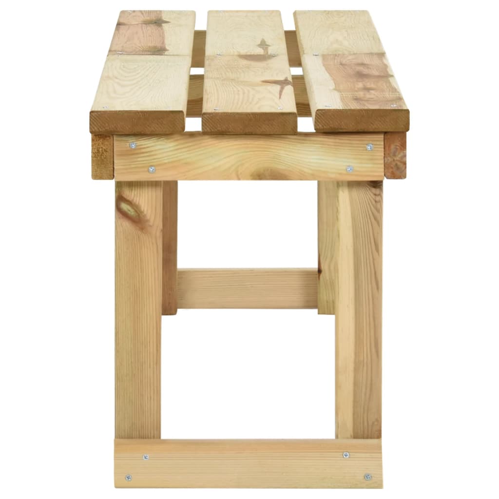 Garden bench, 140cm, impregnated pine wood