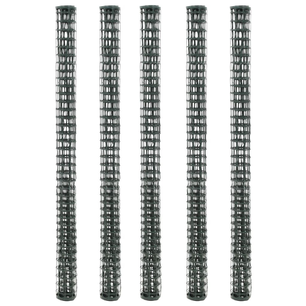 Garden fence meshes, 5 pcs., green, 1x1.2m, HDPE