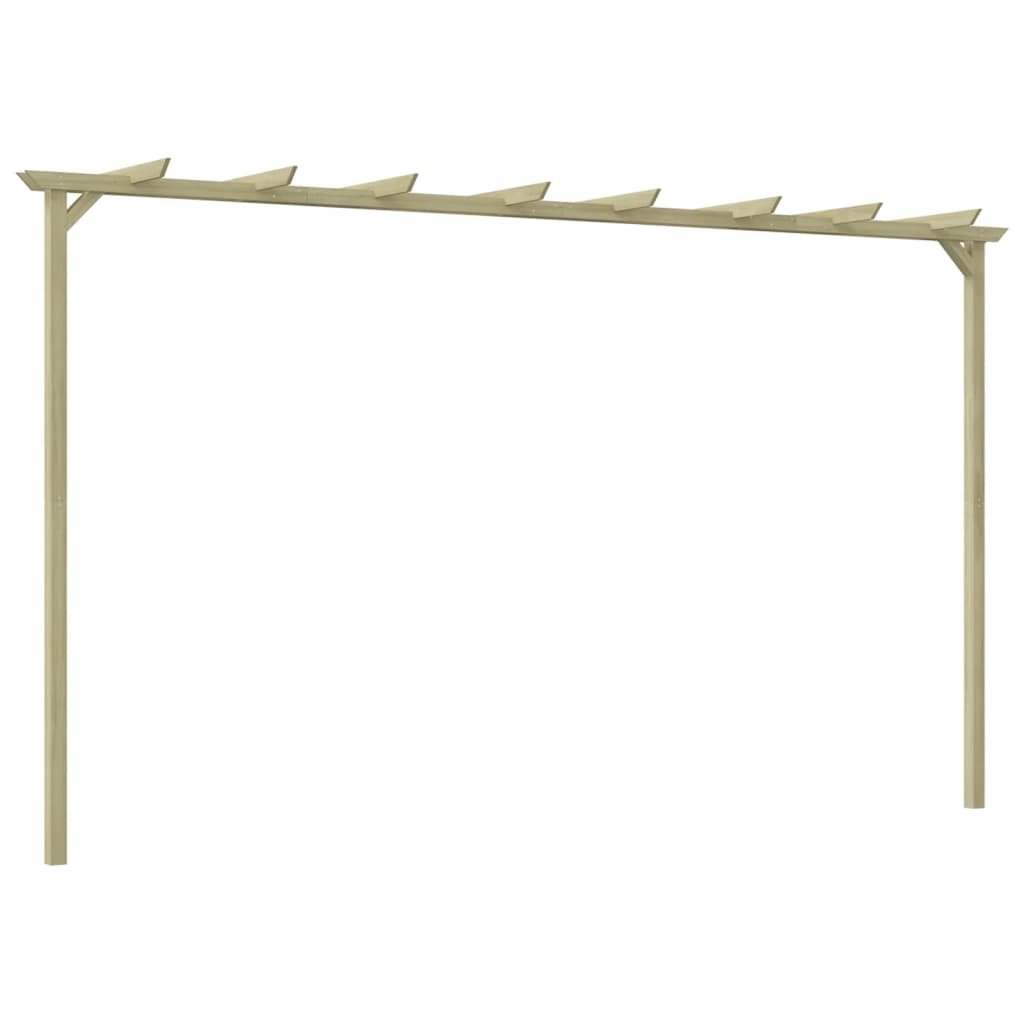 Sodo pergolė, 360x200x60cm, impregnuota pušies mediena