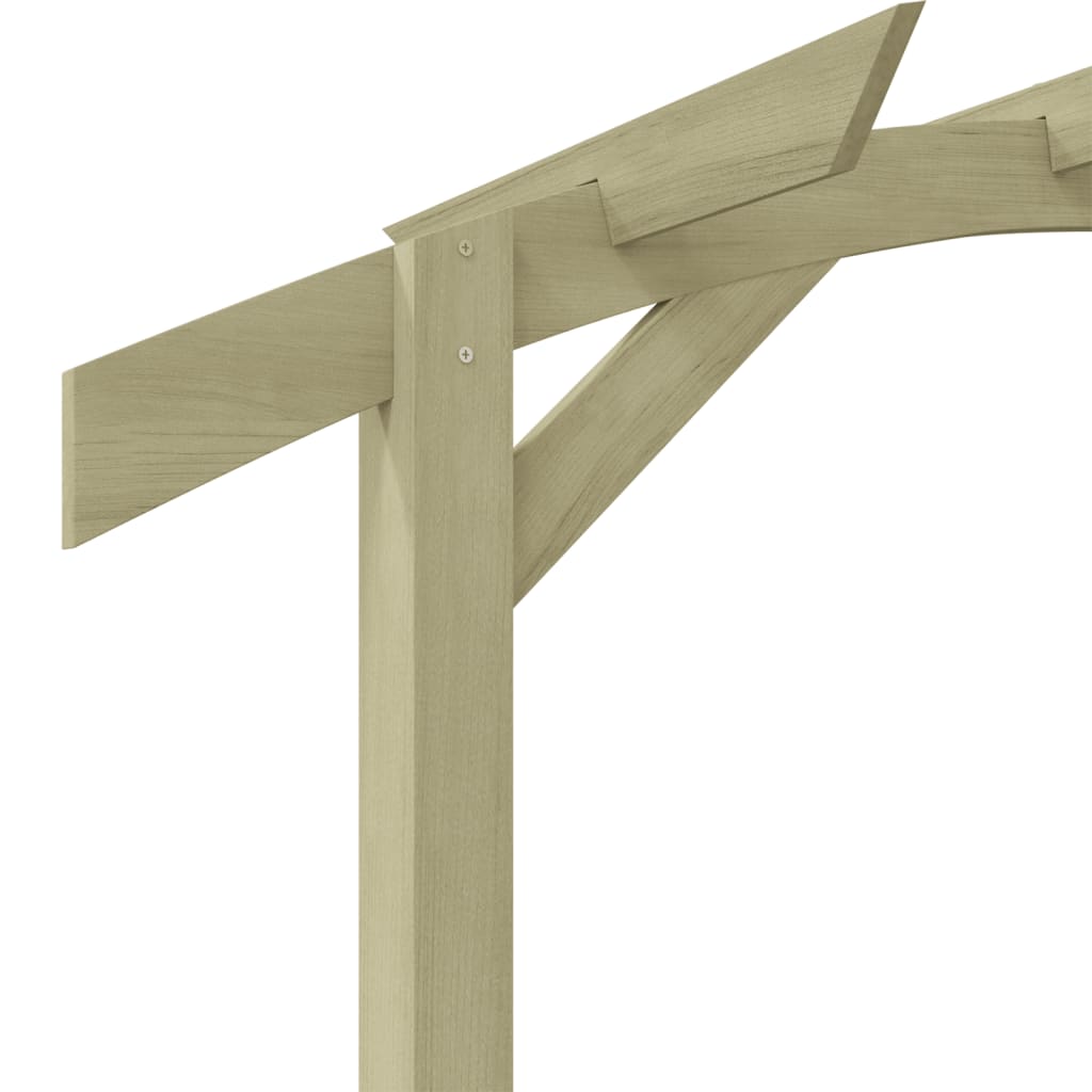 Sodo pergolė, 180x210x40cm, impregnuota pušies mediena