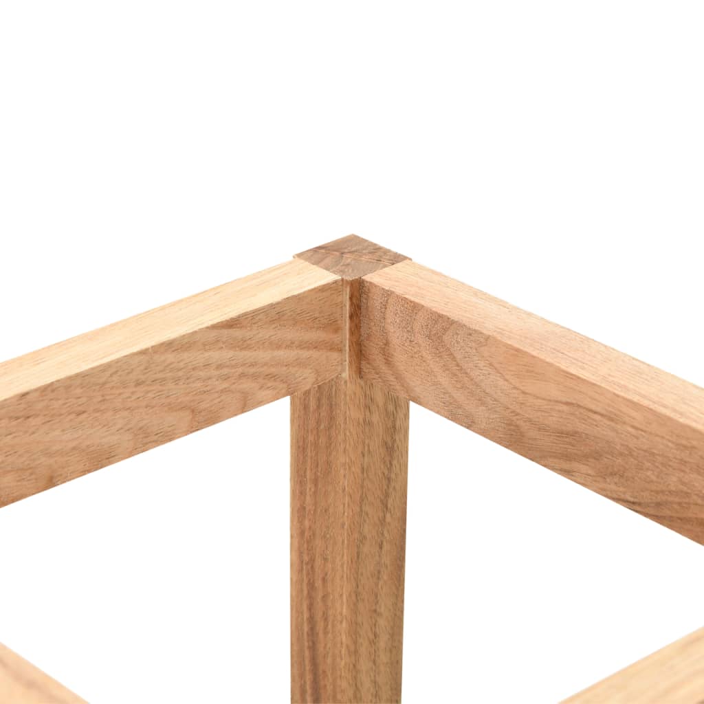 Umbrella stand, 18x18x50 cm, solid walnut wood