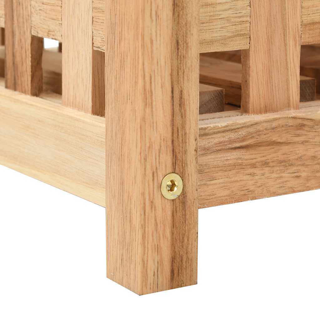 Umbrella stand, 18x18x50 cm, solid walnut wood