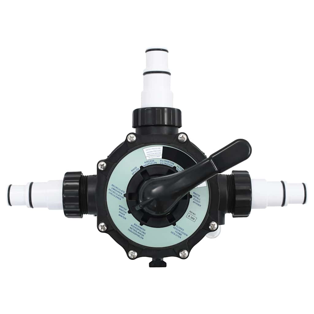 Multiport valve for sand filter, ABS, 1.5", 6-way