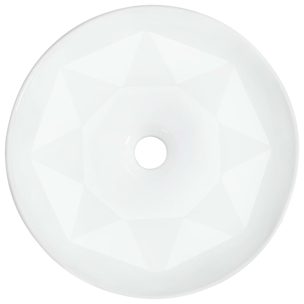Basin, white, 36x14cm, ceramic