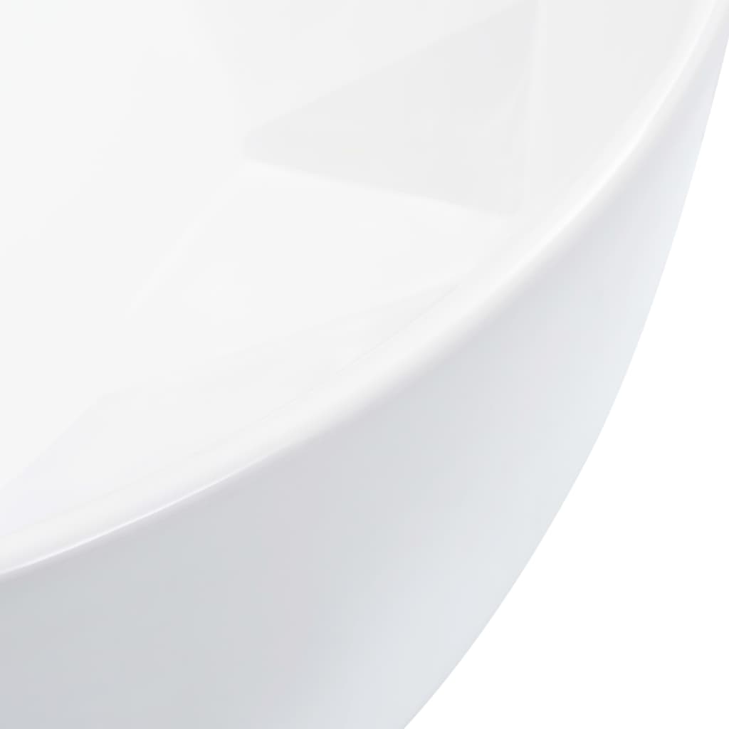 Basin, white, 36x14cm, ceramic