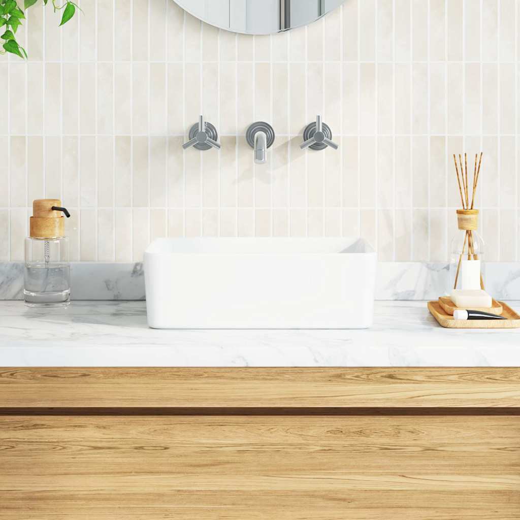 Sink, white, 40x30x13cm, ceramic