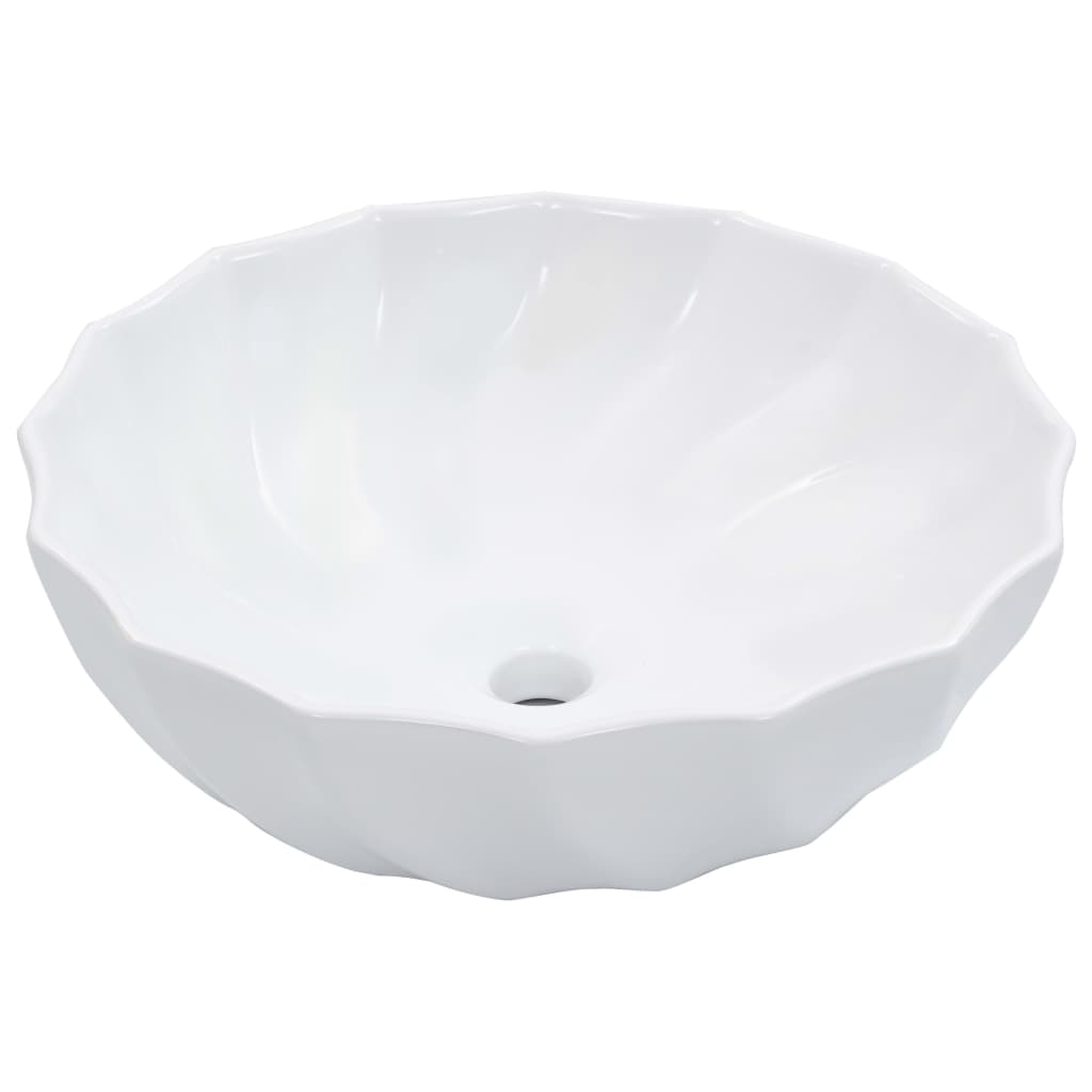 Sink, white, 46x17cm, ceramic