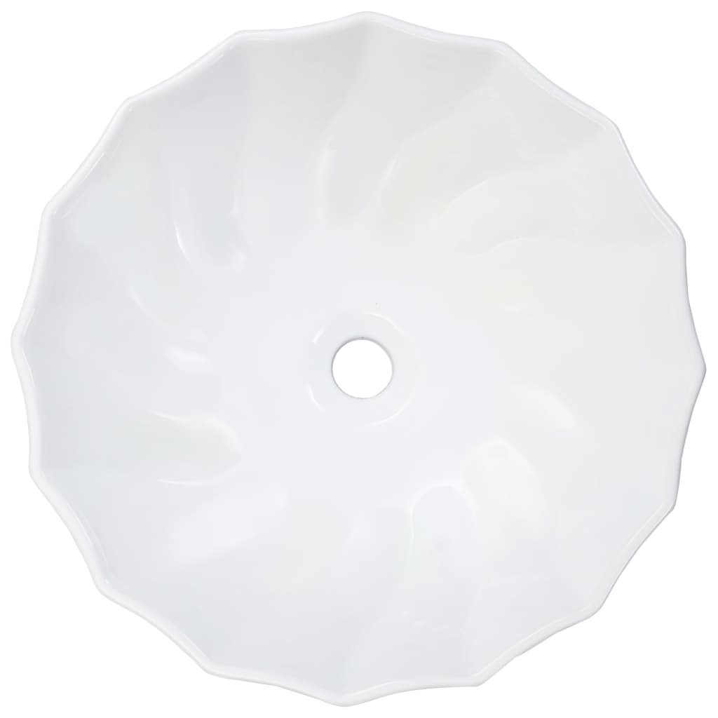 Sink, white, 46x17cm, ceramic