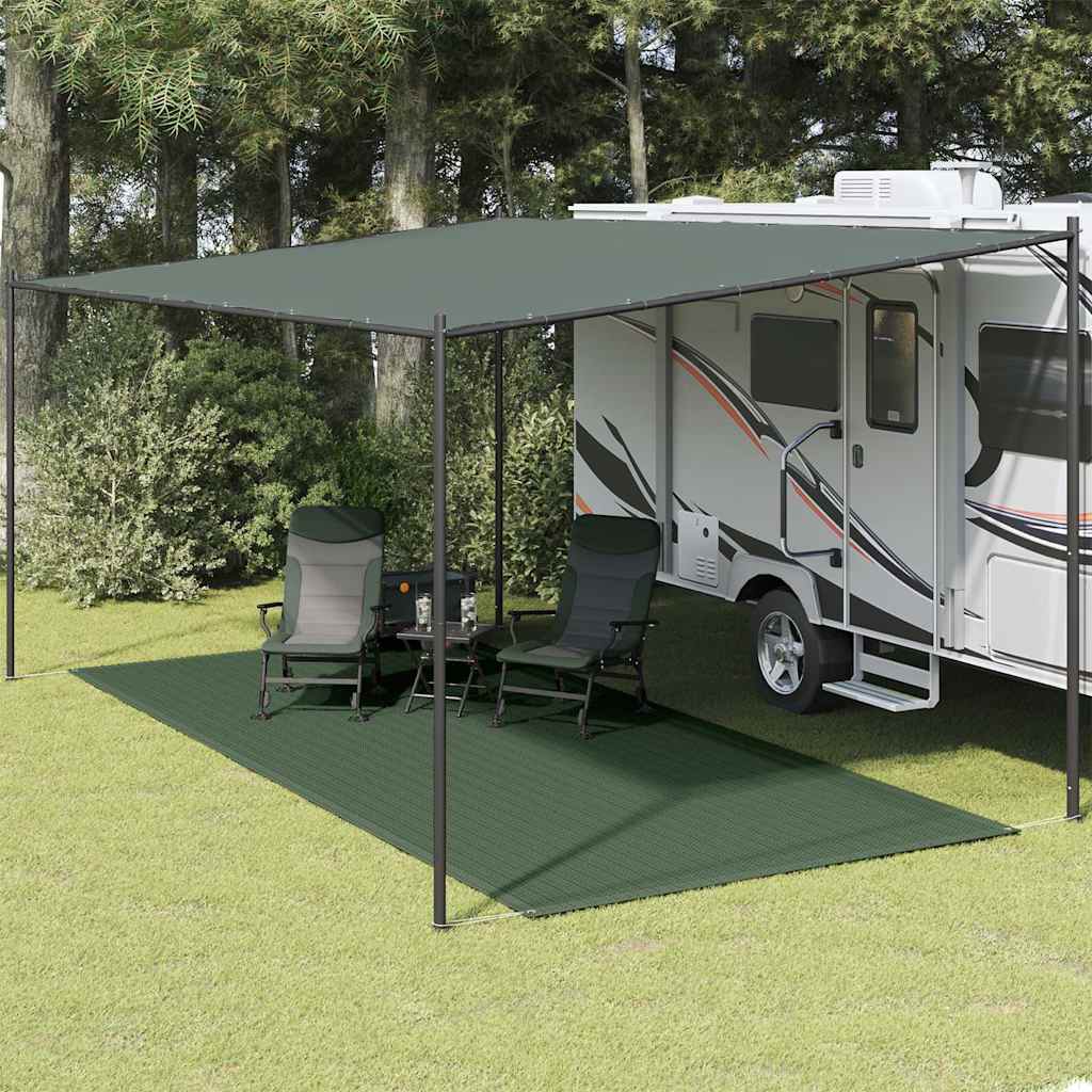 Tent carpet, green, 250x600 cm, HDPE