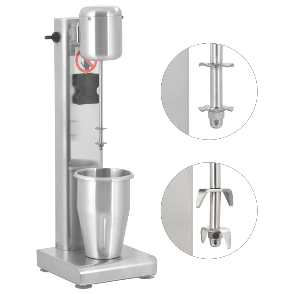 Milkshake maker, 1l, stainless steel