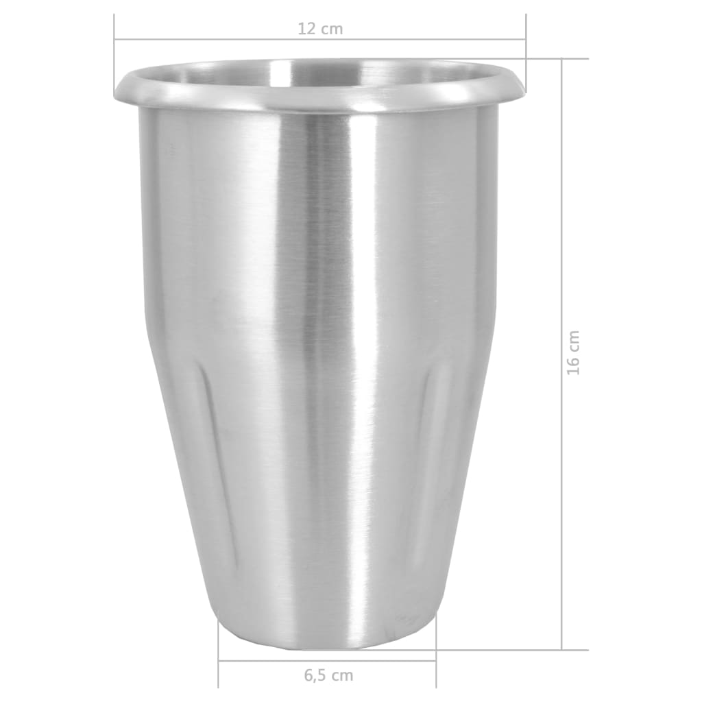 Milkshake maker, 1l, stainless steel