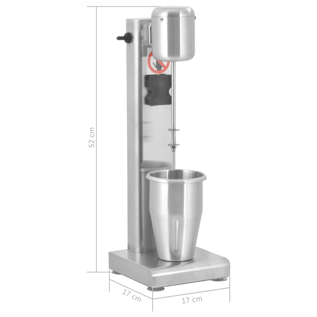 Milkshake maker, 1l, stainless steel