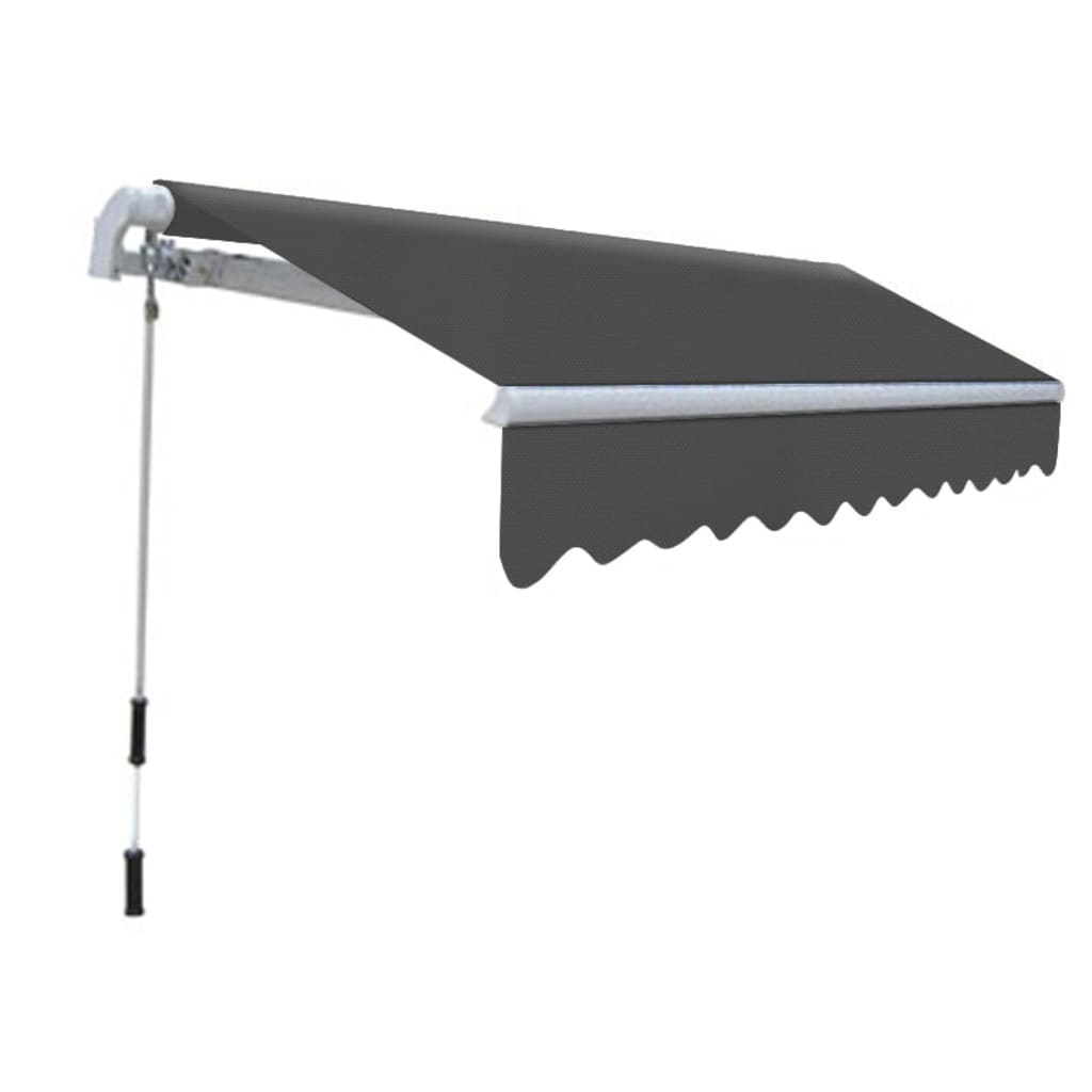 Folding awning, manual, 300cm, anthracite