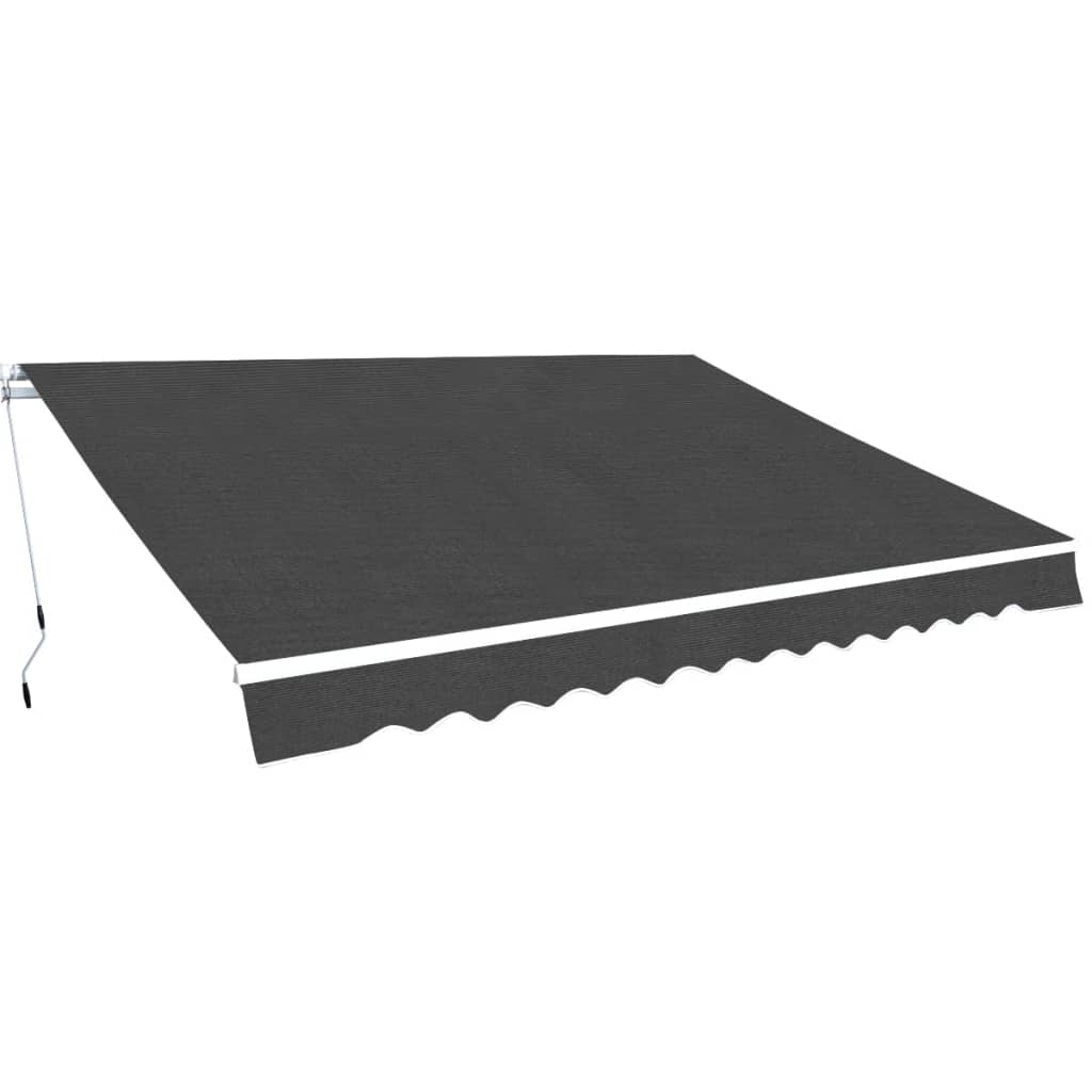 Sulankstoma markizė, vald. rank. būd., 350cm, antracito spalvos