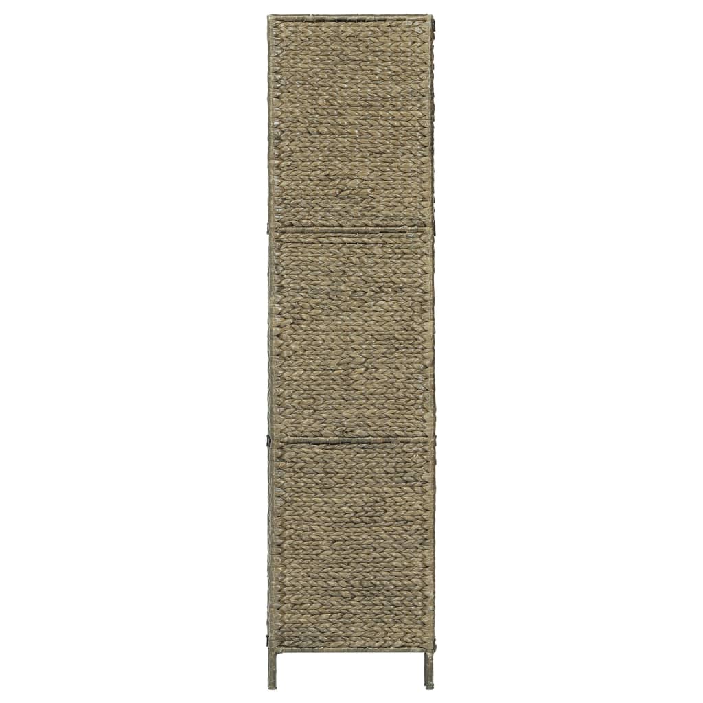 3 daļu telpas sadalītājs, brūns, 116 x 160 cm, ūdens hiacinte