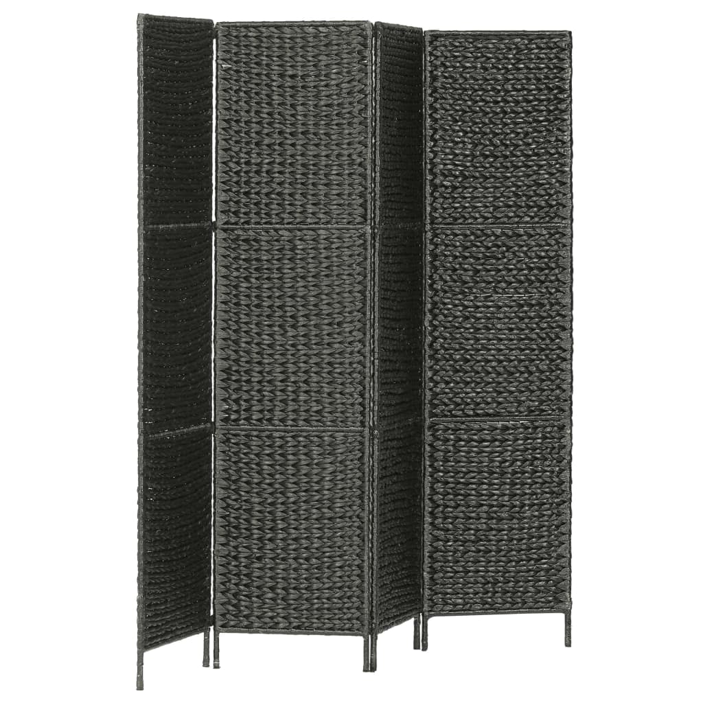 Kambario pertvara, 4 d., juoda, 154 x 160 cm, vandens hiacintas