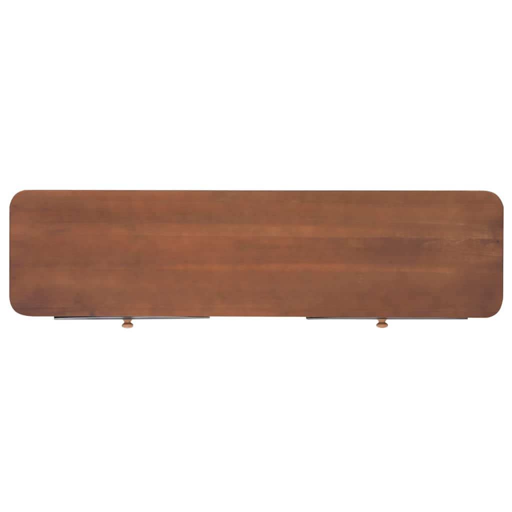 Konsoles galdiņš ar 2 atvilktnēm, 120x30x76cm, egles masīvkoks.