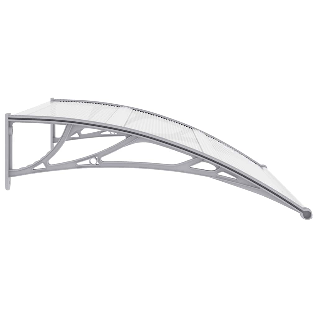 Door canopy, grey, 120x100cm, PC