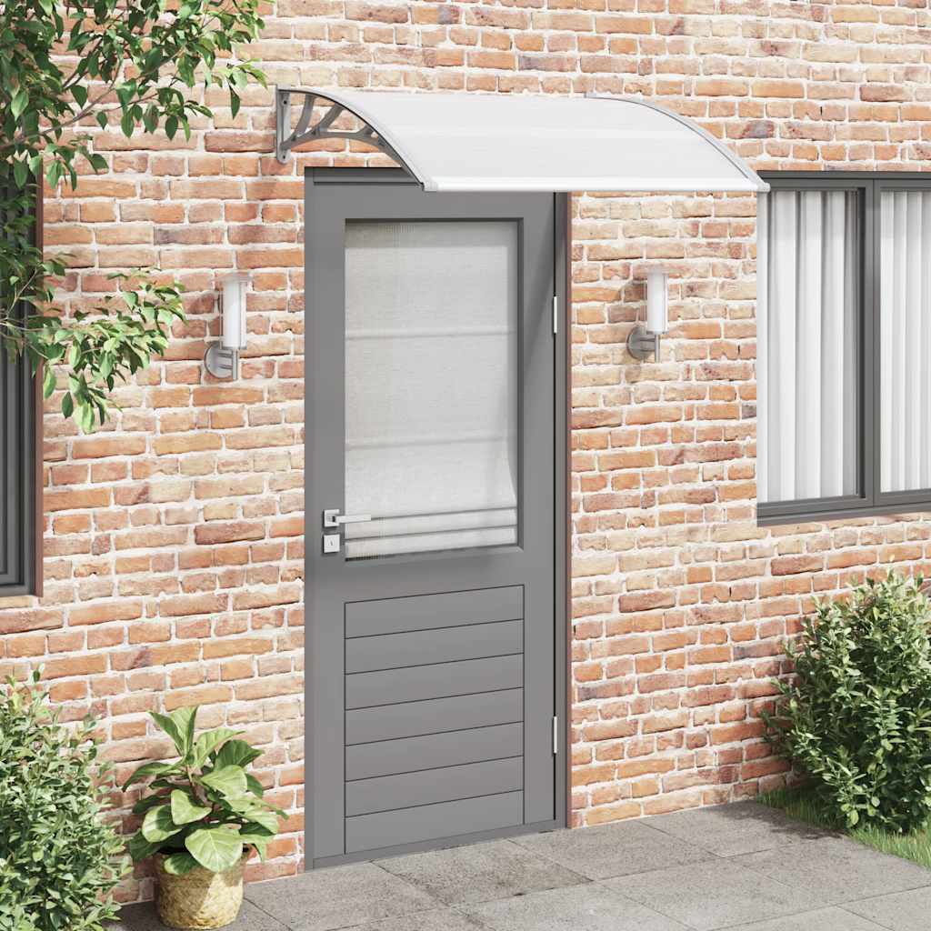 Door canopy, grey, 120x100cm, PC