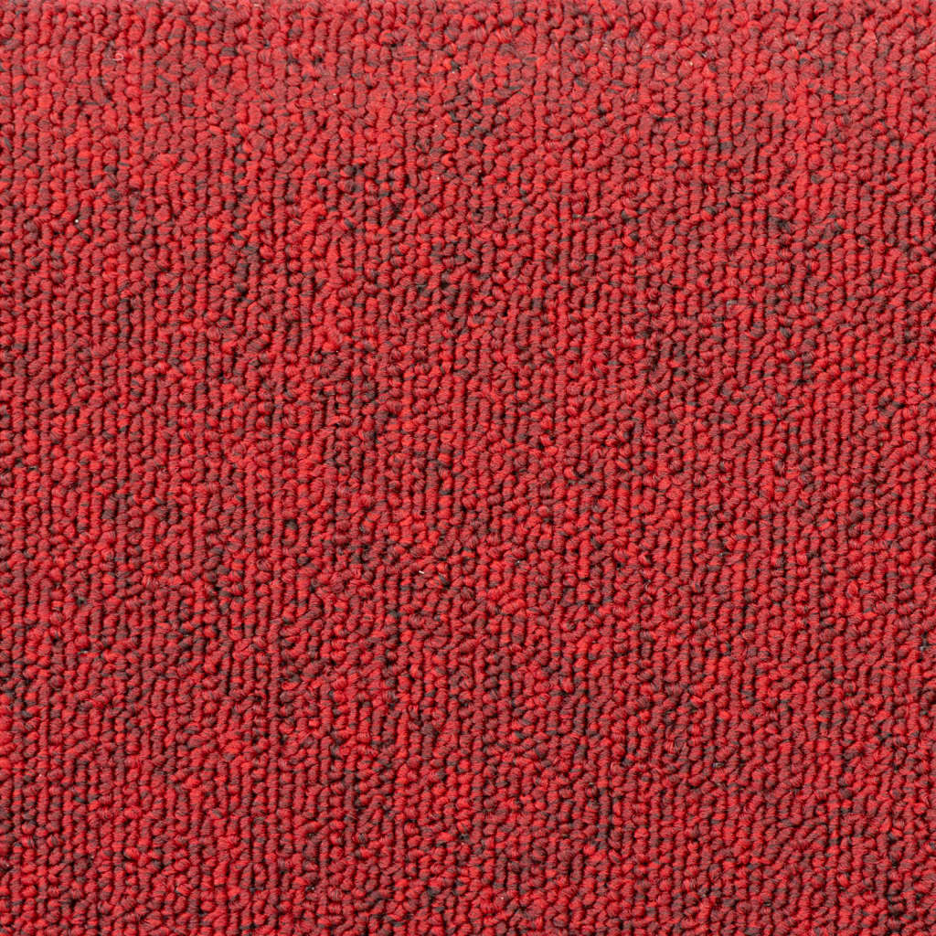 Laiptų kilimėliai, 15 vnt., 65x24x4 cm, bordo spalvos, pusapvaliai, dideli