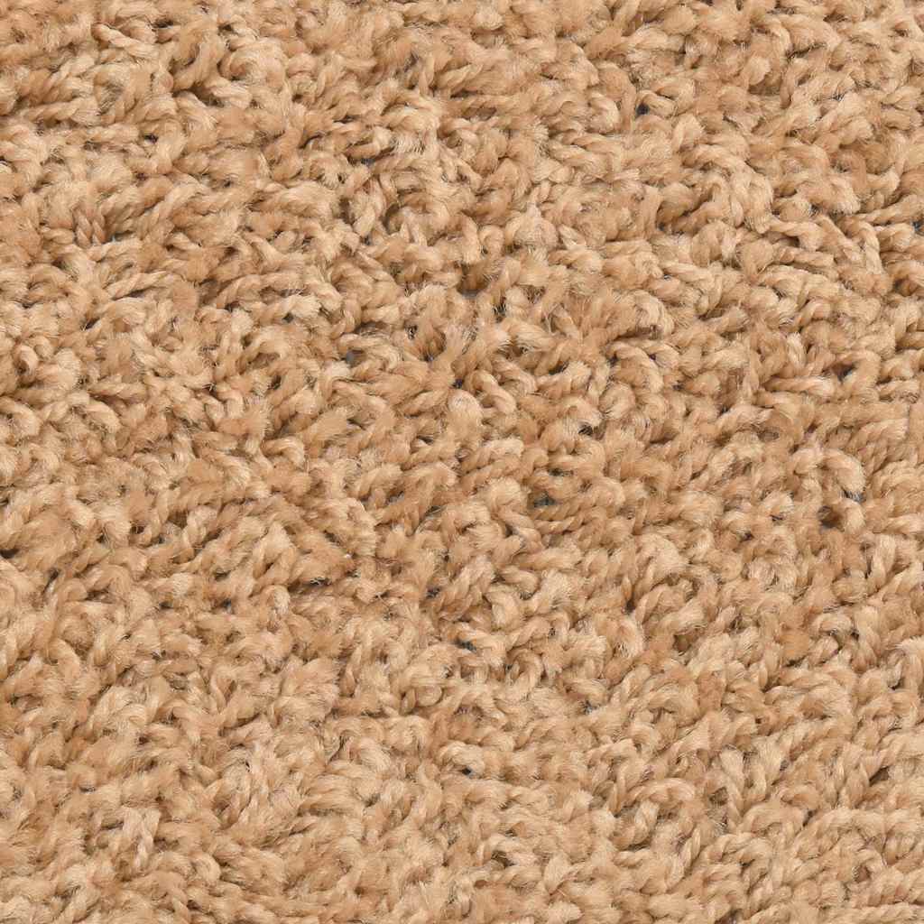 Laiptų kilimėliai, 15 vnt., 56x17x3 cm, smėlio spalvos, pusapvaliai