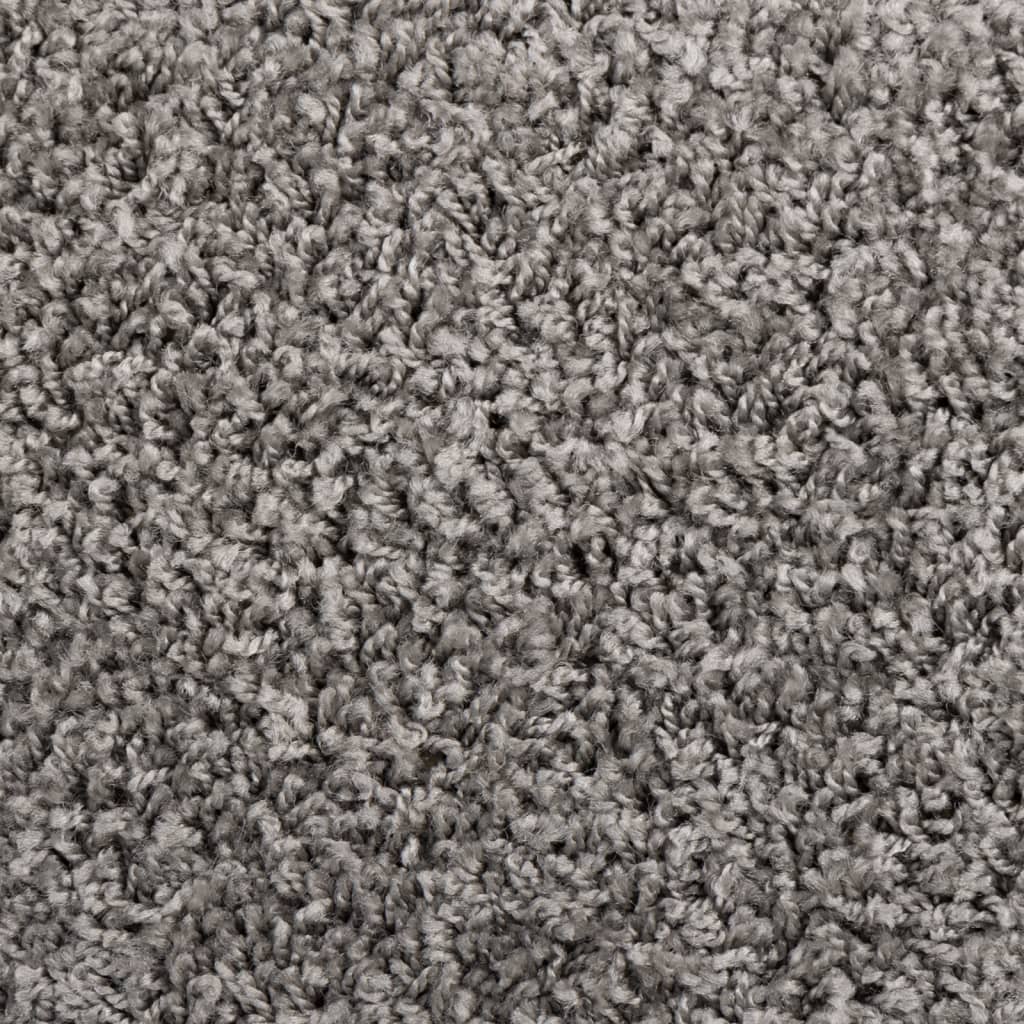 Laiptų kilimėliai, 15 vnt., pilki, 65x21x4 cm, dideli, pusapvaliai