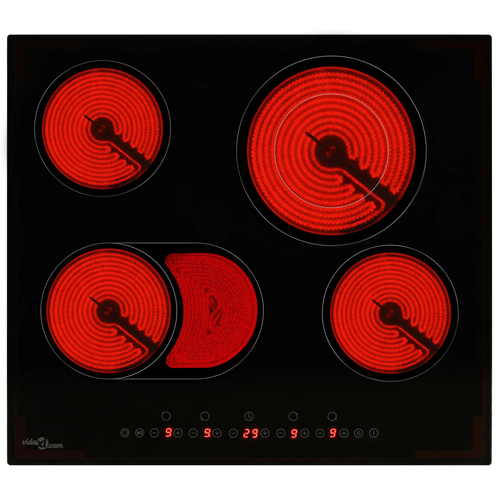 Keramikinė kaitlentė su 4 kaitvietėmis, jutiklinė, 6600W