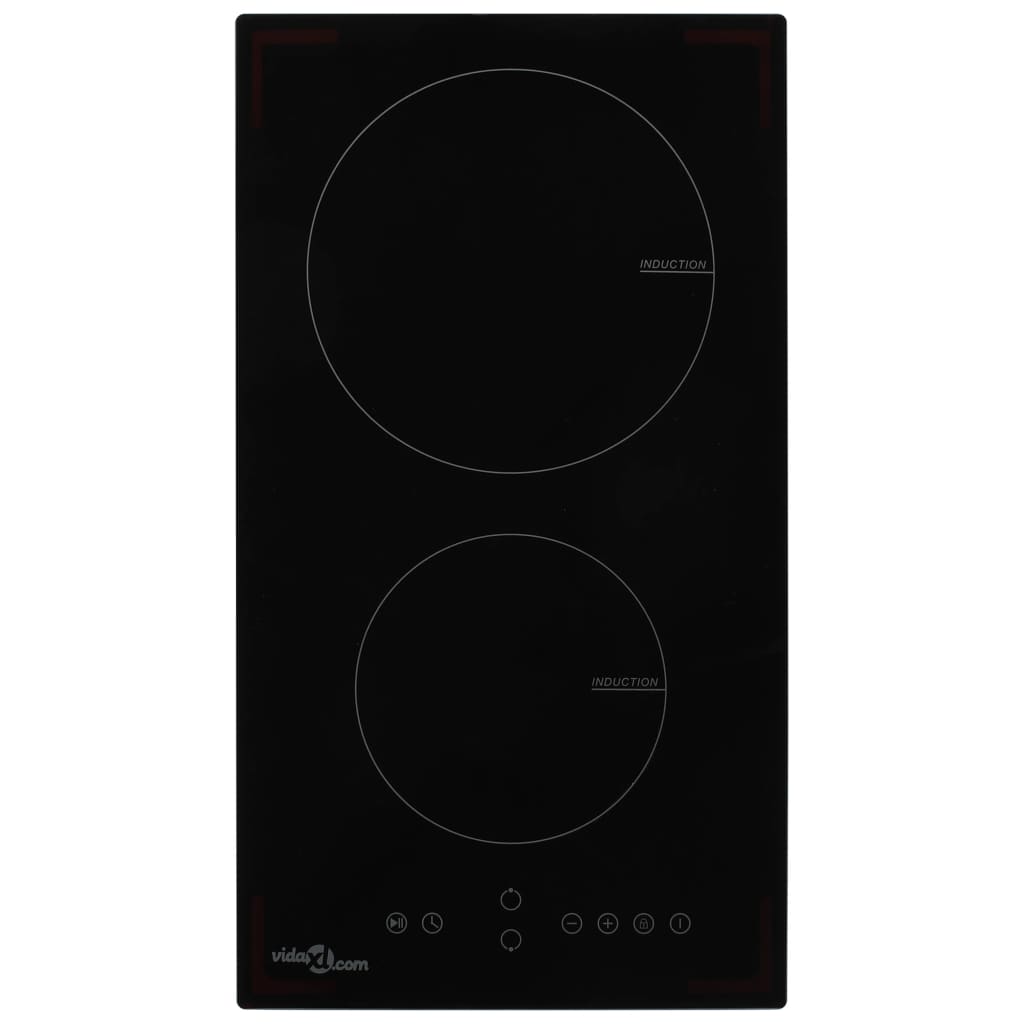 Indukcinė kaitlentė su 2 kaitvietėmis, stiklas, 3500W