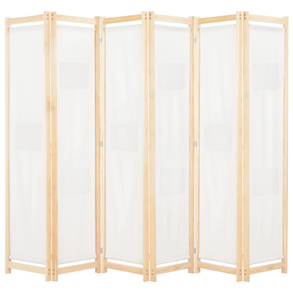 Kambario pertvara, 6 d., kreminės sp., 240x170x4cm, audinys