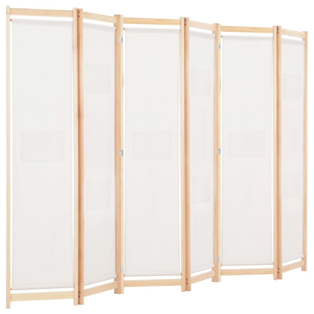 Kambario pertvara, 6 d., kreminės sp., 240x170x4cm, audinys